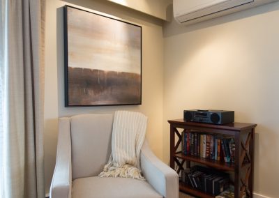sequoia suite living room with air conditioning